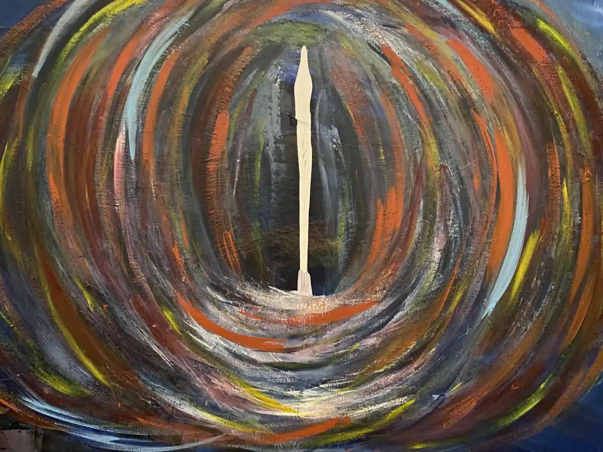 painting in my office
